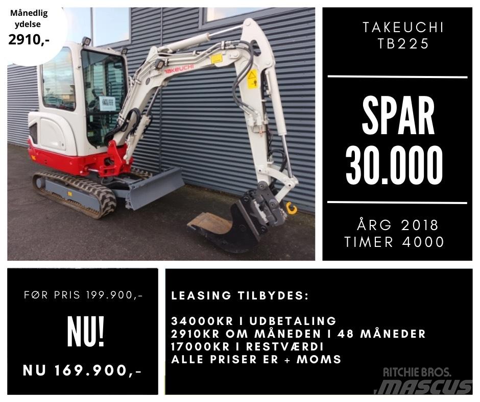Takeuchi tb225 Mini bageri < 7t
