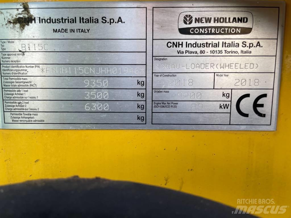 New Holland B115C Rovokopači