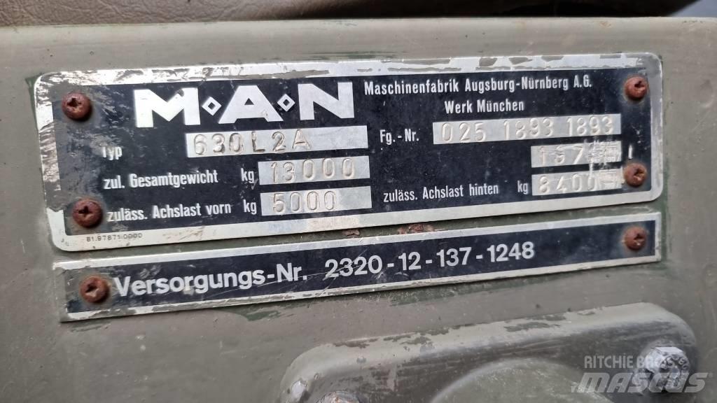 MAN 630 Sanduk kamioni