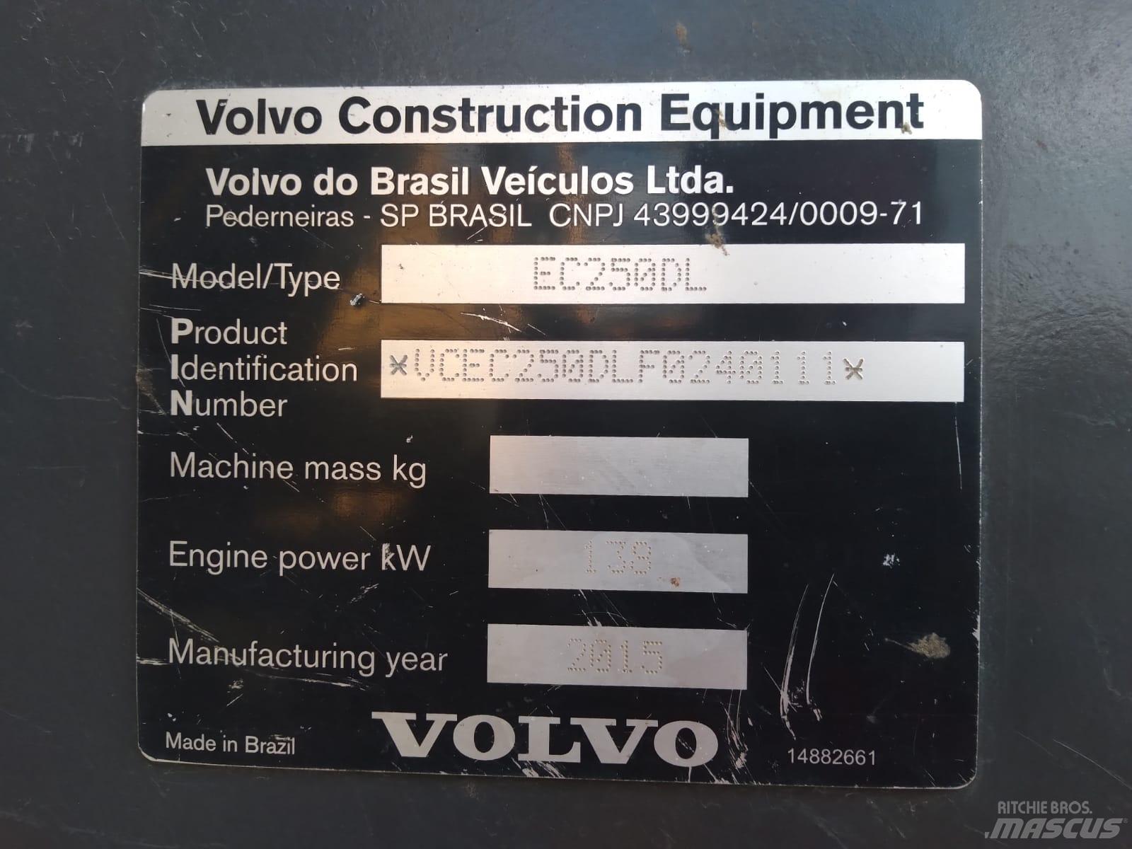 Volvo EC 250 D L Bageri guseničari