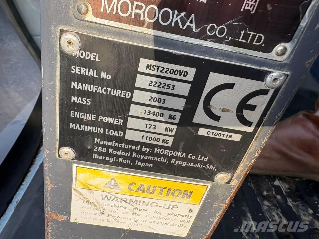 Morooka MST 2200 V D Damperi na gusenice