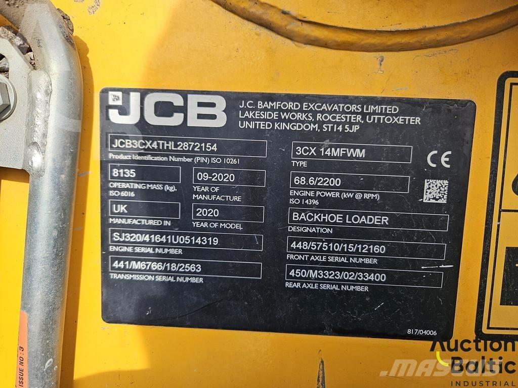 JCB 3 CX 14MFWM Rovokopači
