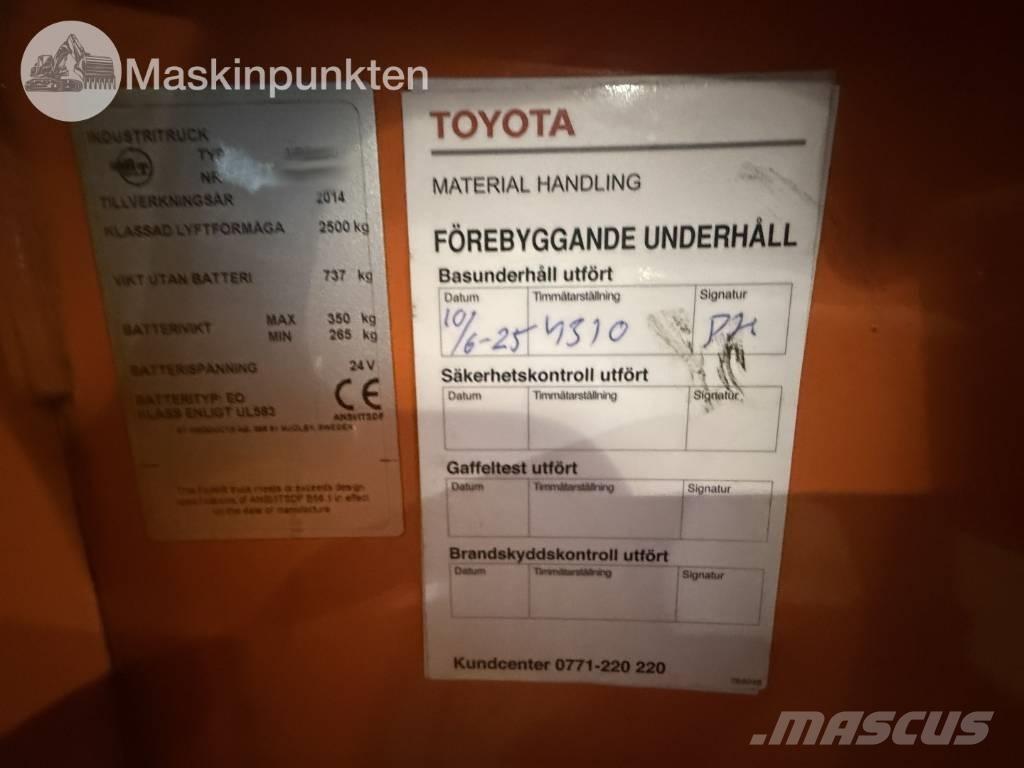 Toyota BT LPE 250 Električni viljuškari