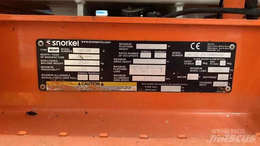 Snorkel S4732E Makazaste platforme