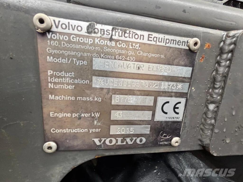 Volvo ECR88D Mini bageri < 7t