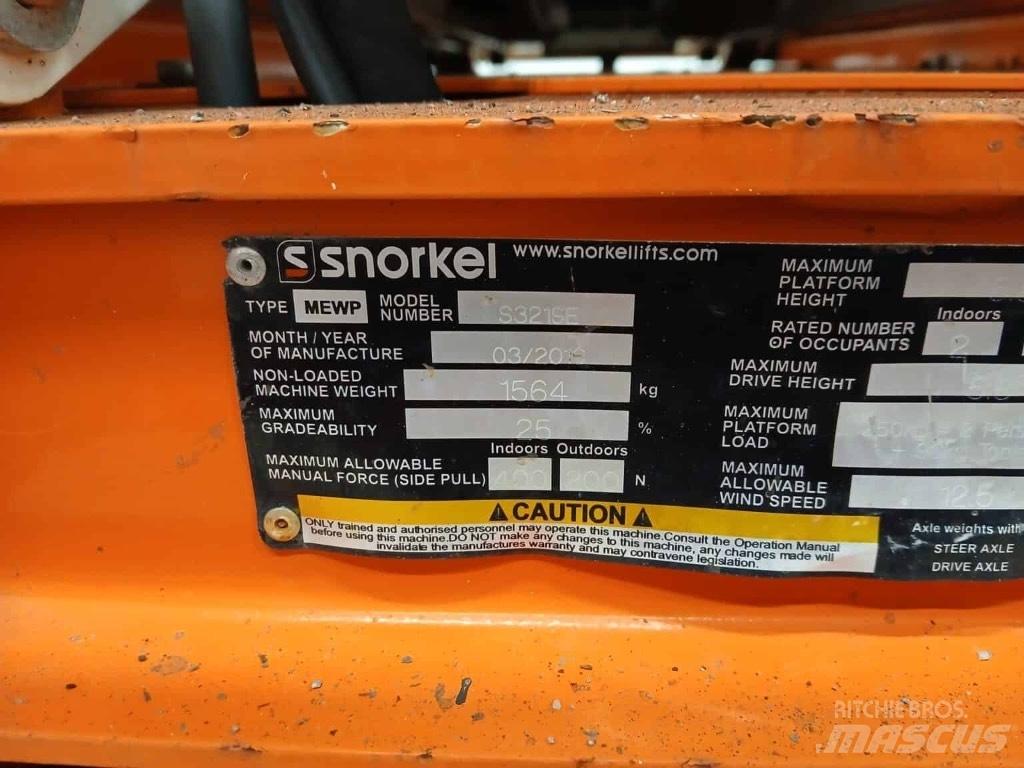 Snorkel S 3219 E Makazaste platforme
