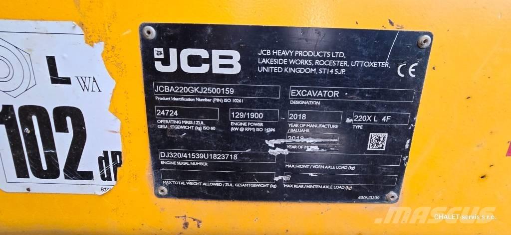 JCB 220 XL 4F Bageri guseničari