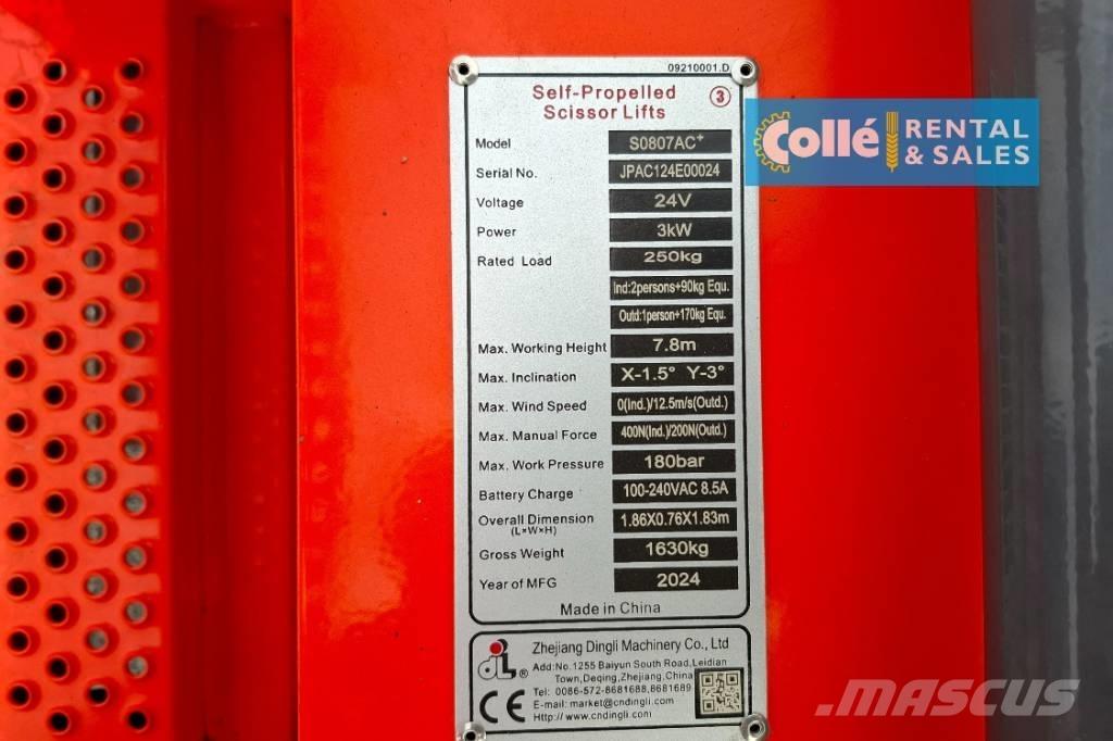 Dingli S0807AC+ | 2025 Makazaste platforme