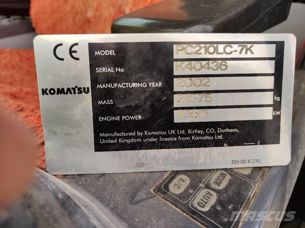 Komatsu PC 210 LC-7K Bageri guseničari
