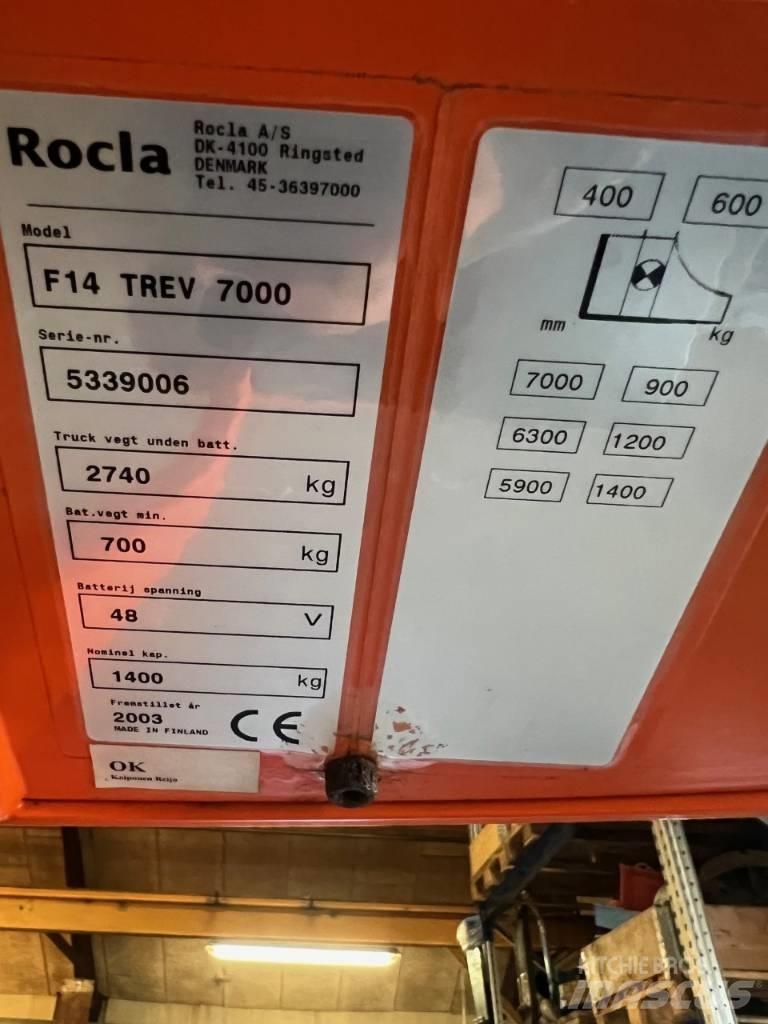 Rocla F 14 Trev 7000 Viljuškari sa pomičnim stupom