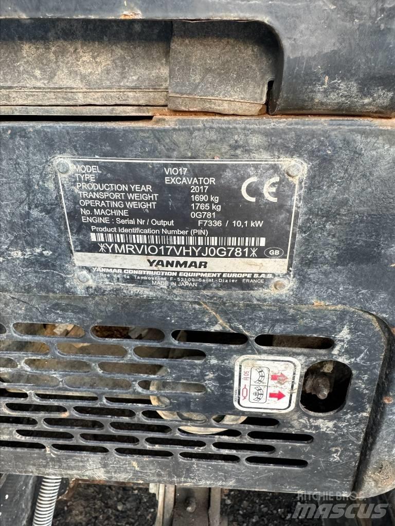Yanmar Vio 17 Mini bageri < 7t