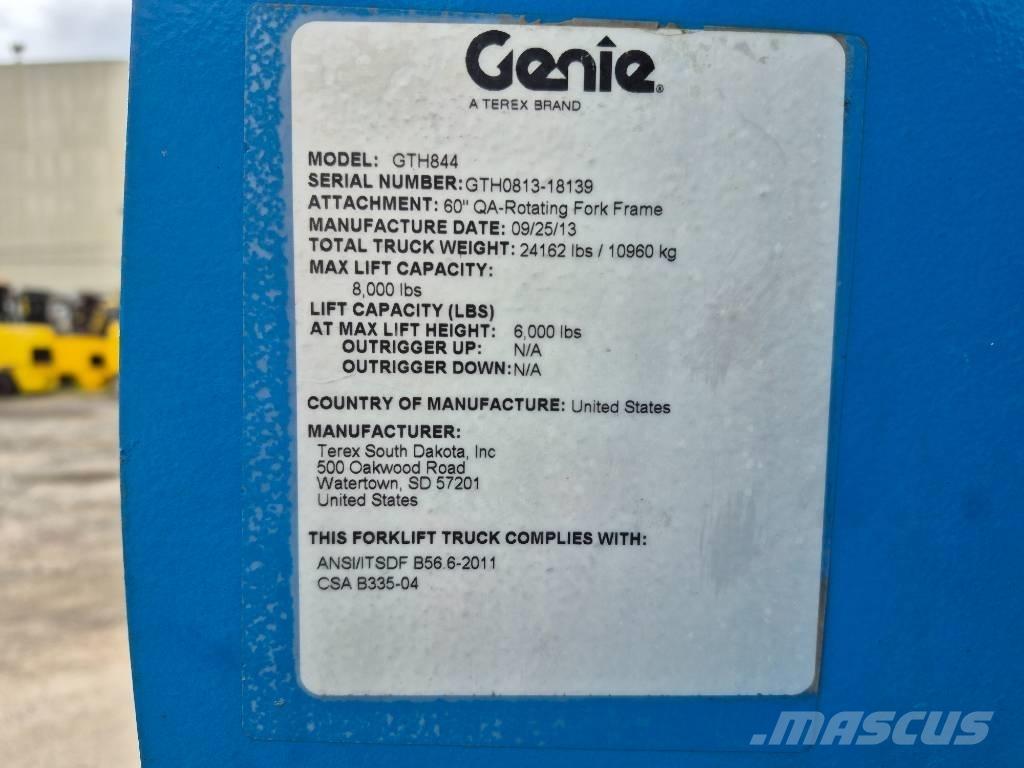 Genie GTH 844 Teleskopski viljuškari
