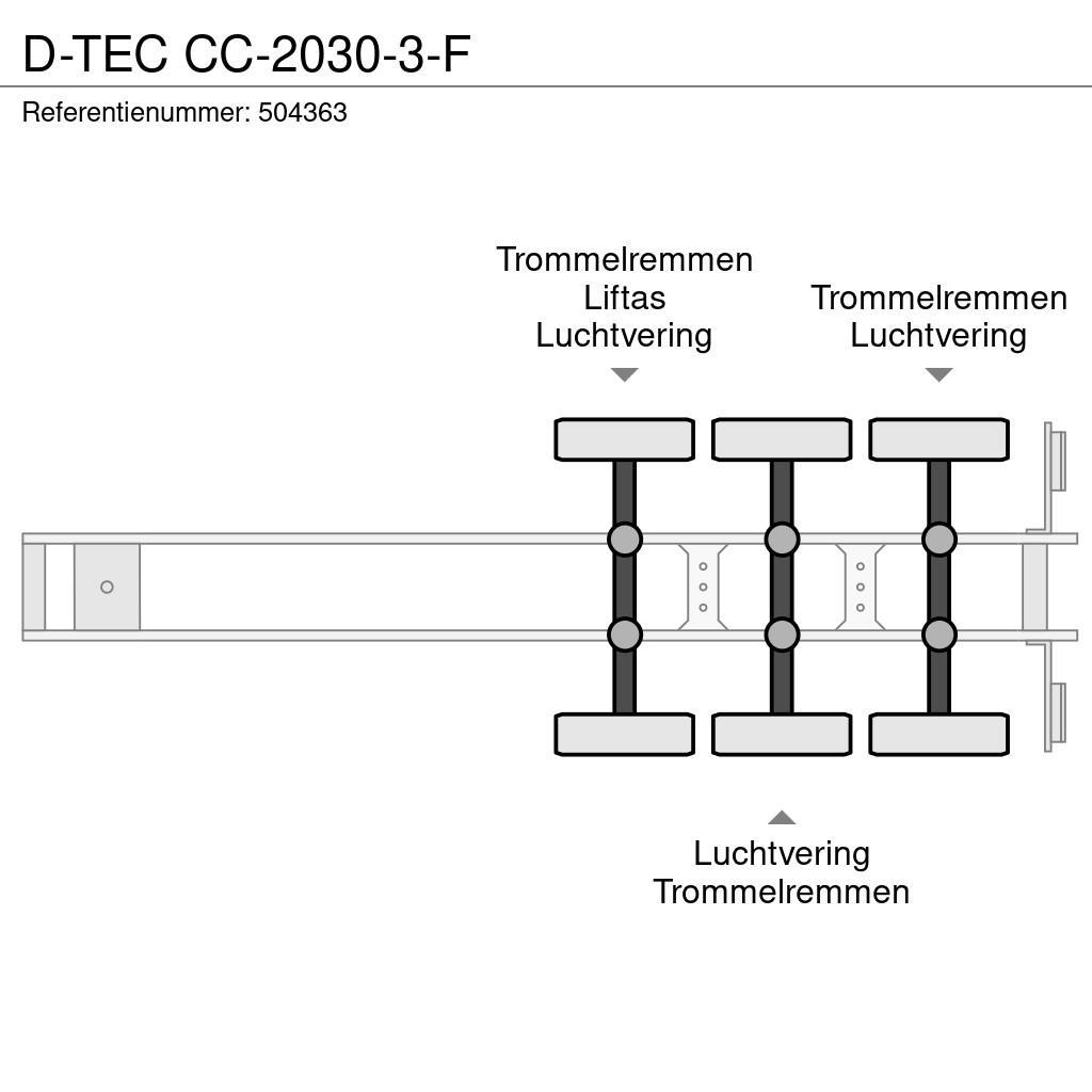D-tec CC-2030-3-F Kontejnerske poluprikolice