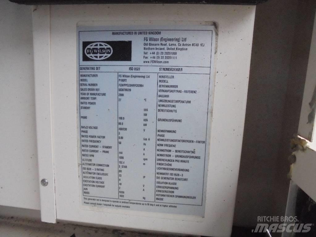 Wilson P100 P2 Dizel generatori