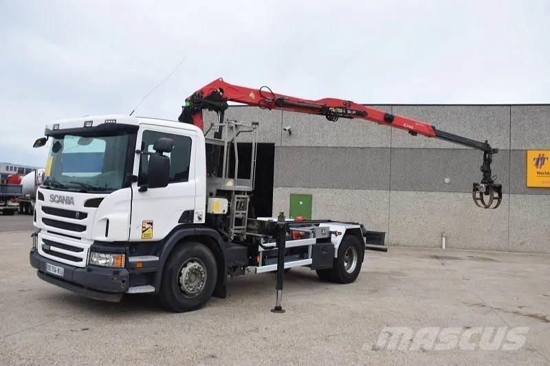 Scania P280 Kamioni sa ravan platformom / vitlom