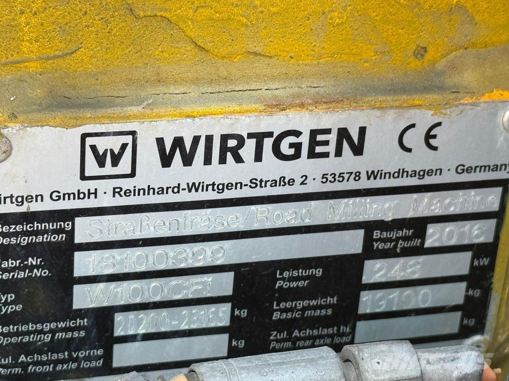 Wirtgen W100CFI Freze za asfalt