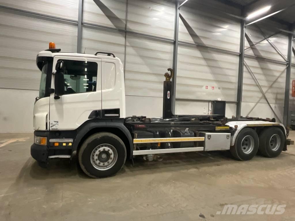 Scania P 410 6X4 Rol kiper kamioni sa kukom za podizanje tereta