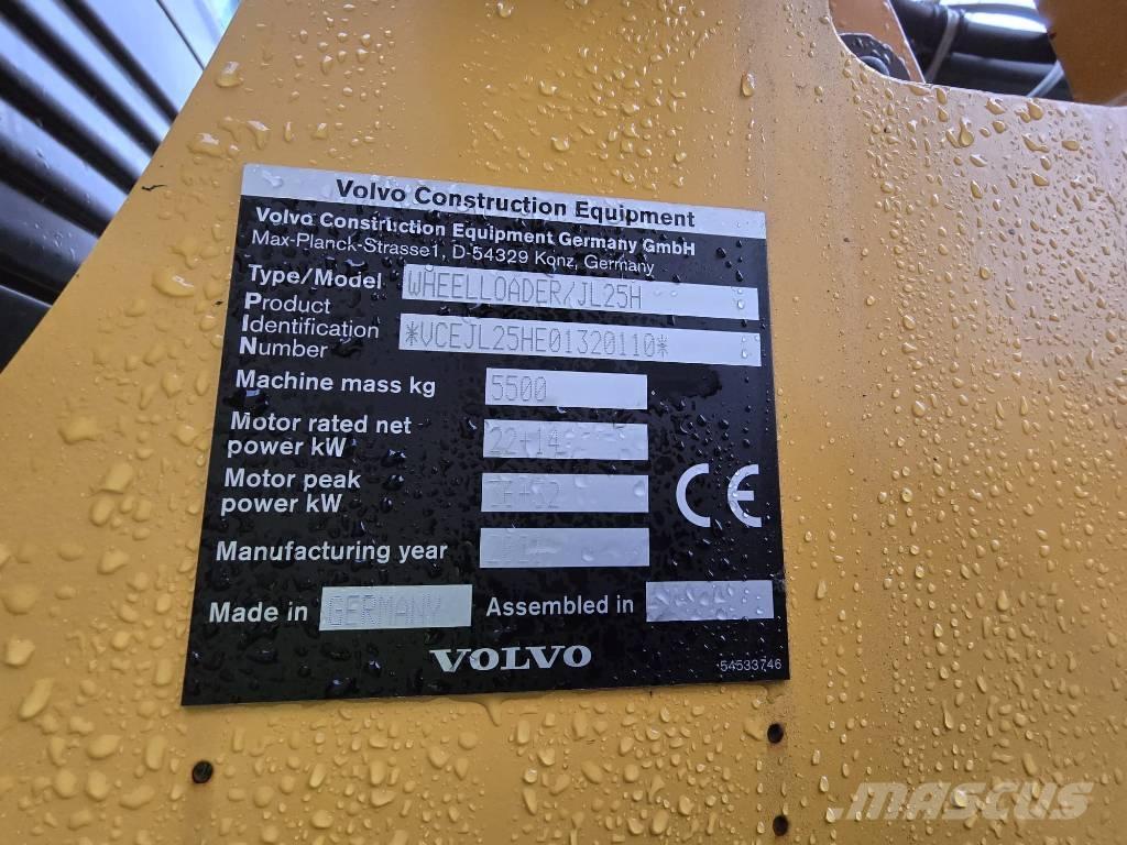 Volvo JL25H Electric Utovarivači na točkove