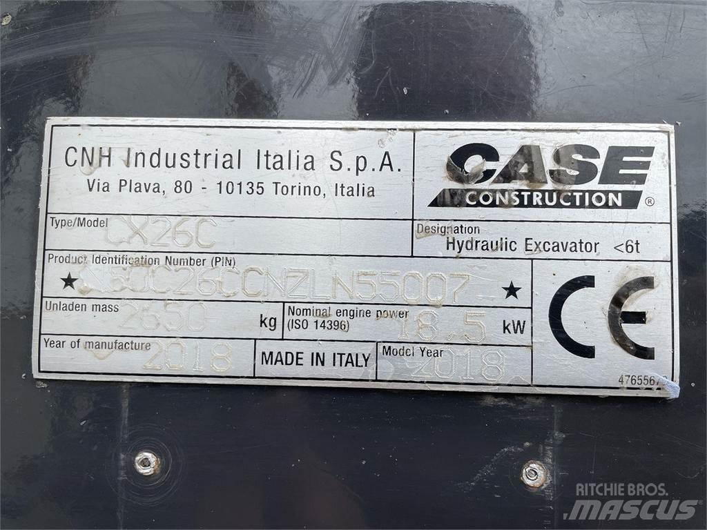 CASE CX26C Bageri točkaši