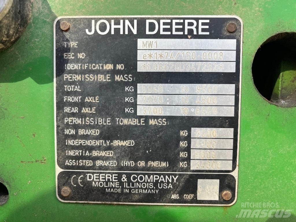 John Deere 6620 Traktori