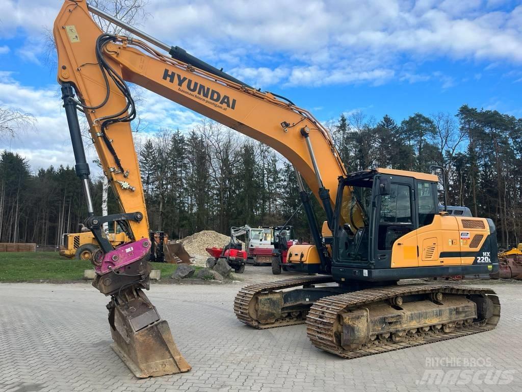 Hyundai HX 220 L Bageri guseničari