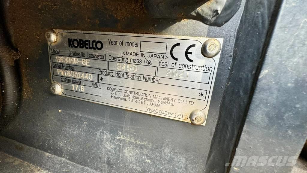 Kobelco SK 30 SR-6E Mini bageri < 7t