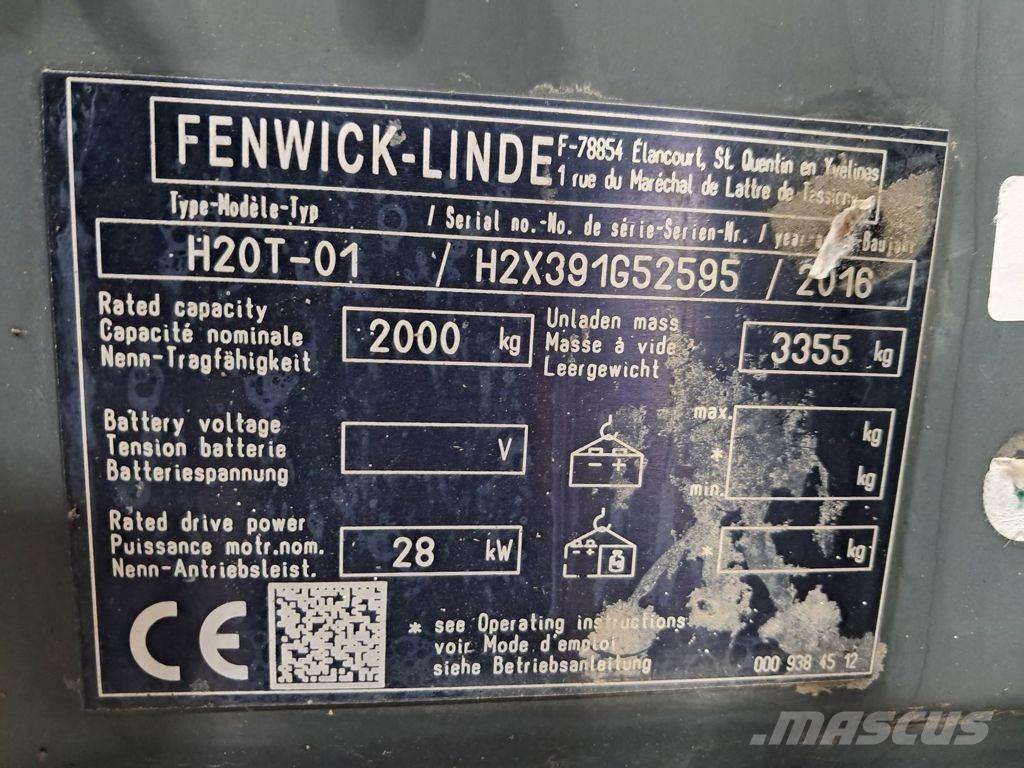 Linde H20T-01 Plinski viljuškari