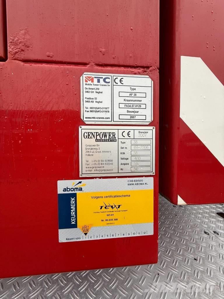 Faun AF 38 Kranovi tornjevi