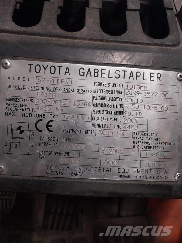 Toyota 62-7FDF30 Viljuškari - ostalo