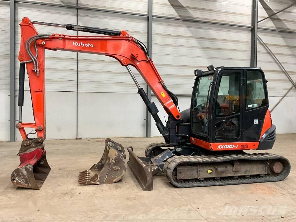 Kubota KX 080-4 Midi bageri 7t – 12t