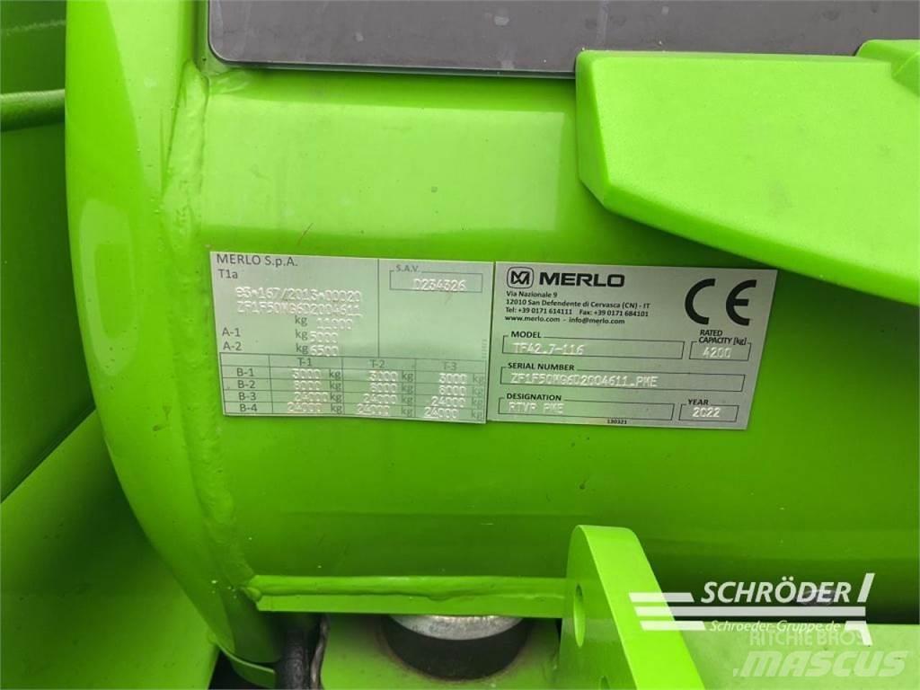 Merlo TF 42.7 - 116 Poljoprivredni teleskopski utovarivači