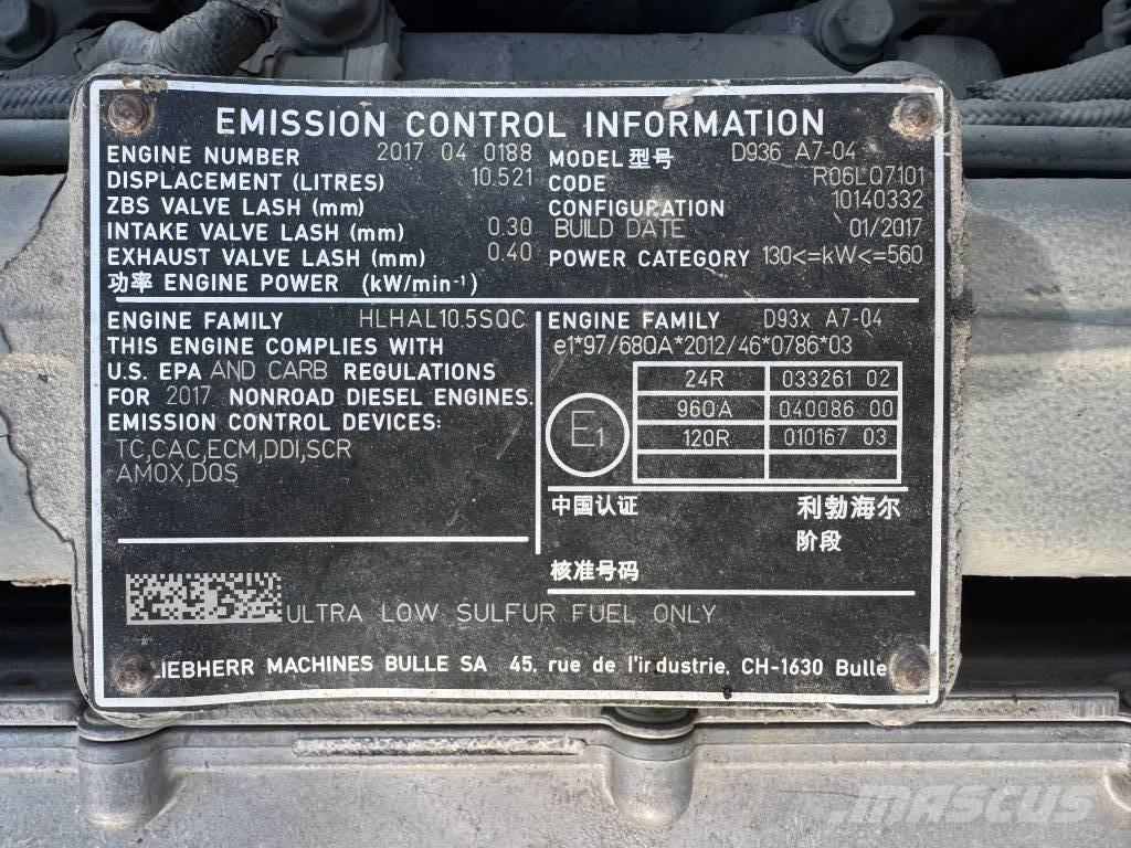 Liebherr R 946 Bageri guseničari