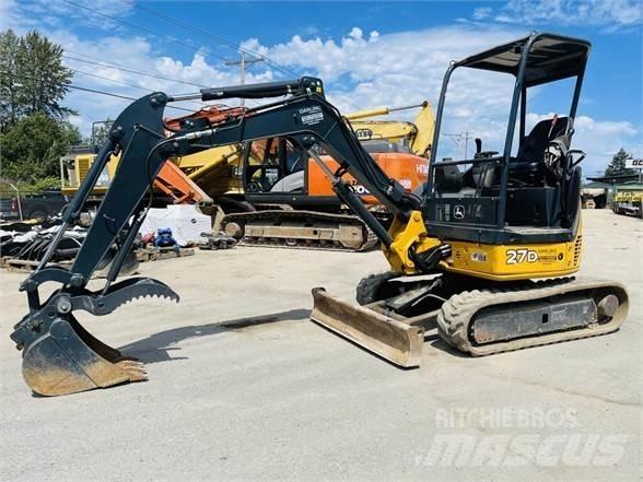 John Deere 27D Mini bageri < 7t