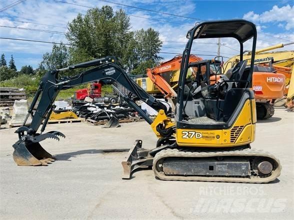 John Deere 27D Mini bageri < 7t