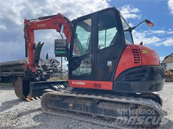 Kubota KX080-4 Bageri guseničari