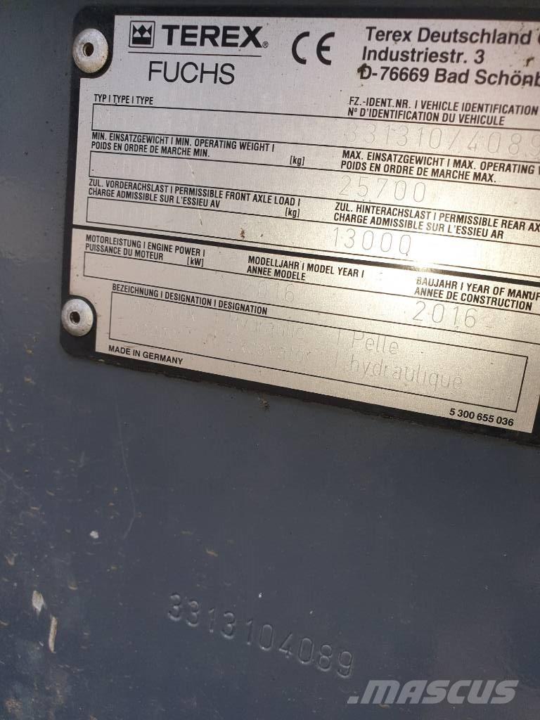 Fuchs MHL 331 Bageri za prenos primarnih/sekundarnih sirovina