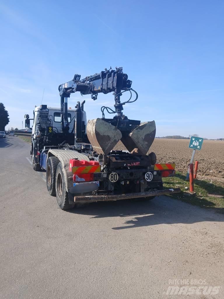 Scania P 400 Rol kiper kamioni sa kukom za podizanje tereta