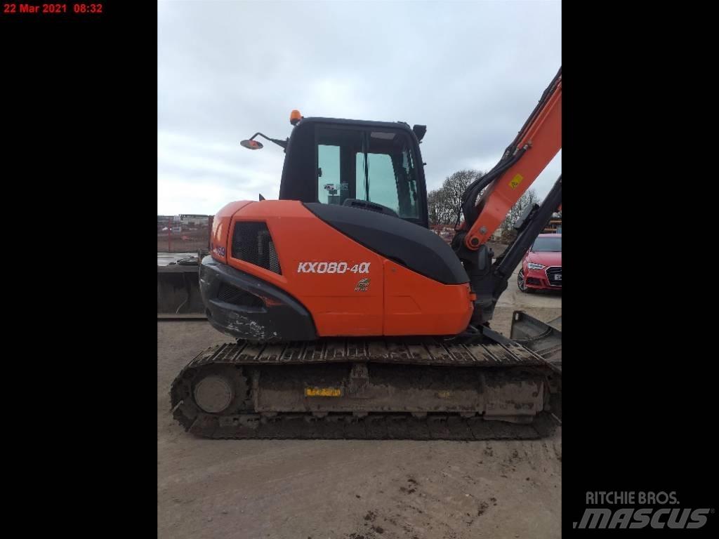 Kubota KX 080-4 Midi bageri 7t – 12t