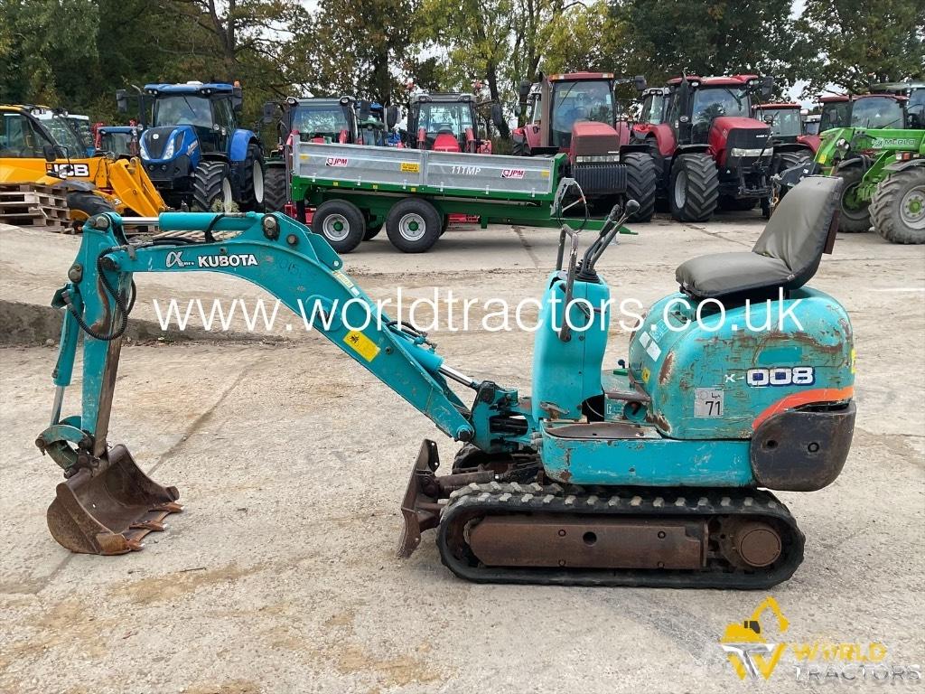 Kubota K 008 Mini bageri < 7t