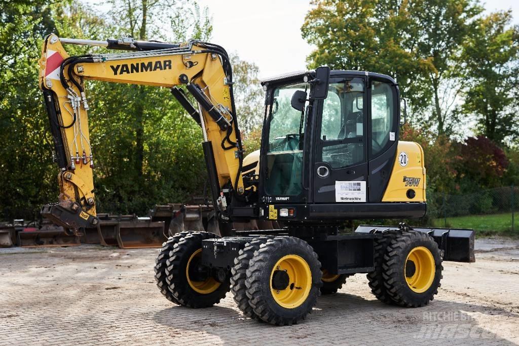 Yanmar B 75 W Bageri točkaši