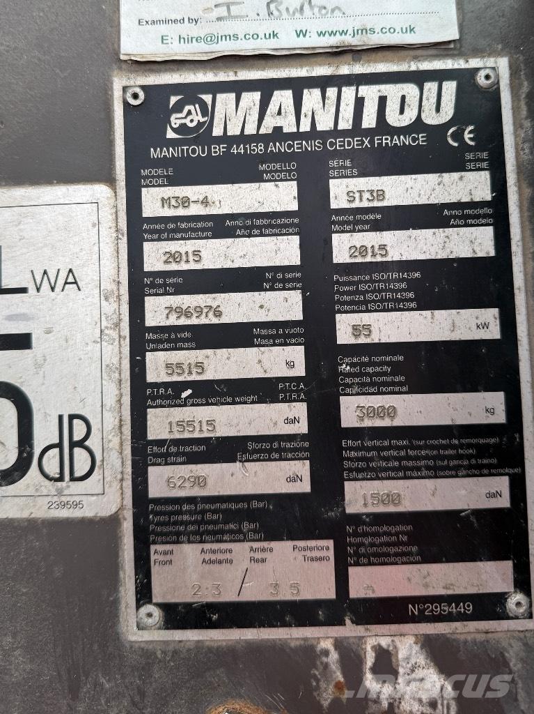 Manitou M30-4 ST3B Teleskopski viljuškari