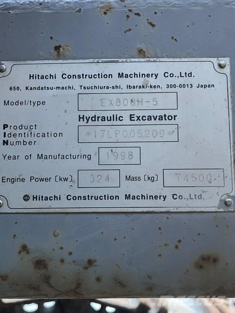 Hitachi EX 800 H-5 Bageri guseničari