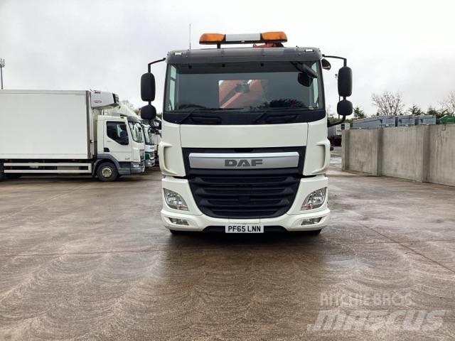 DAF CF 290 Kamioni sa ravan platformom / vitlom
