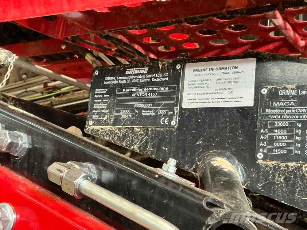 Grimme VENTOR 4150 Kombajni i kopači za krompir
