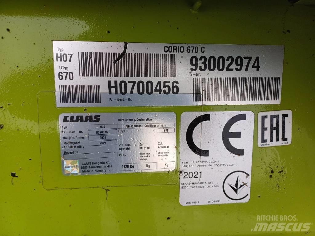 CLAAS Corio Dodatna oprema za kombajne