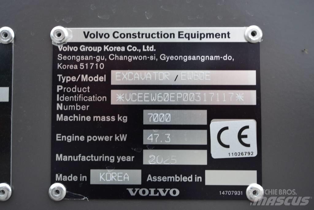Volvo EW 60 E Mini bageri < 7t