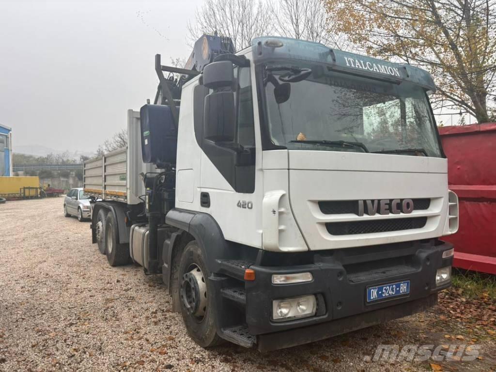 Iveco Stralis 420 Rol kiper kamioni sa kukom za podizanje tereta