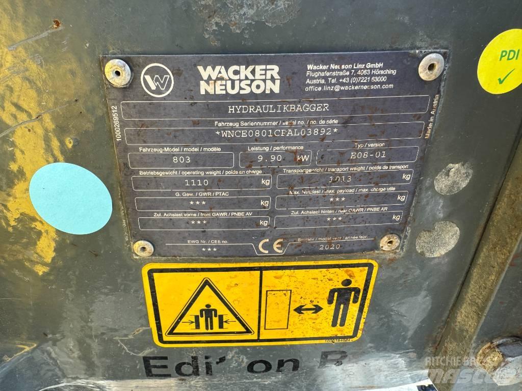 Wacker Neuson 803 Bageri guseničari