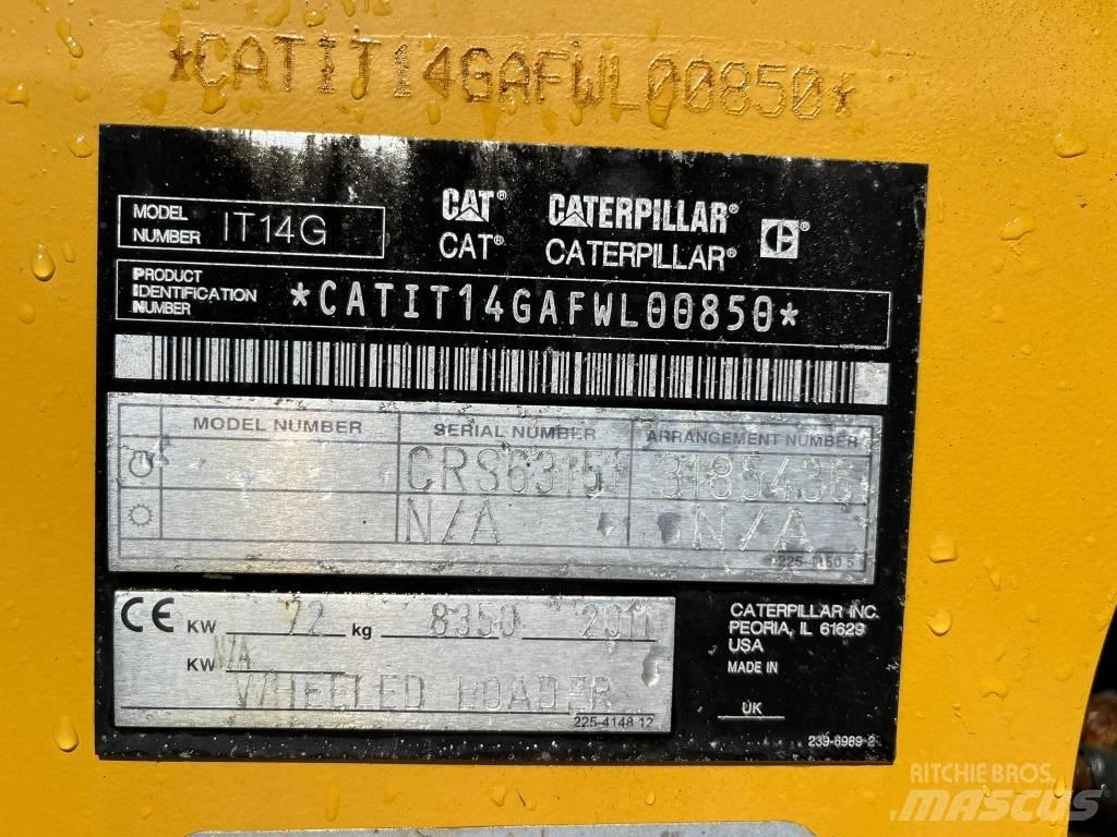 CAT IT 14 G Utovarivači na točkove