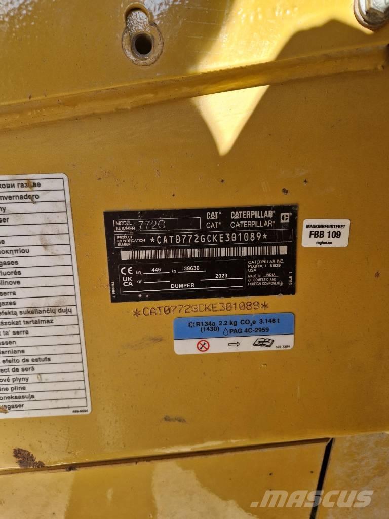 CAT 772 G Kruti damperi